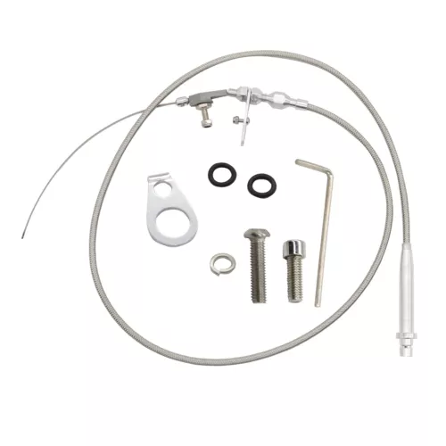 Braided Transmission Kick Down Cable Detent Fits For GM Chevy Trans 350 TH350 US - Bild 5 von 20