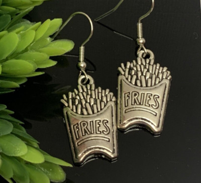 French Fry Earrings, Fries Earrings, Fun Food Earring, Gift Idea, Food Jewelry