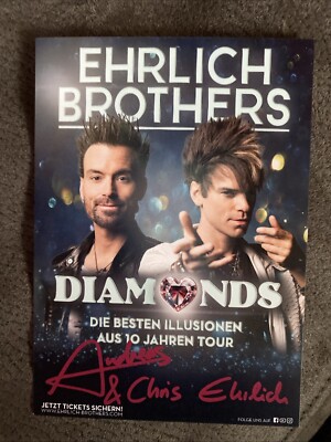 Autogrammkarte Ehrlich Brothers Diamonds 2025