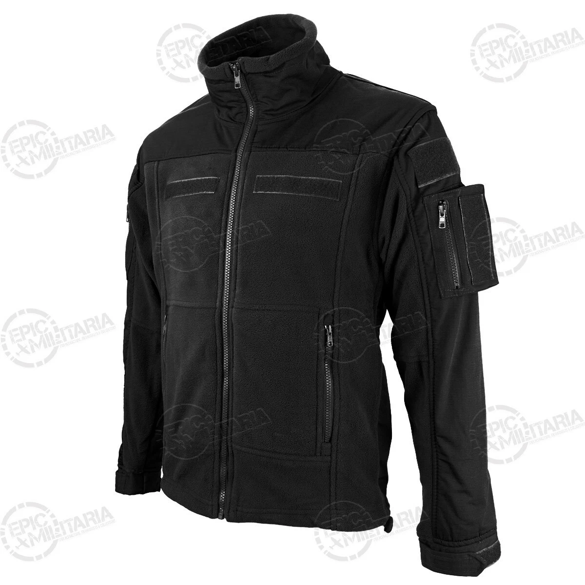 Military style store fleece jacket