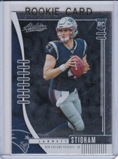JARRETT STIDHAM ROOKIE CARD 2019 Absolute Memorabilia NEW ENGLAND PATRIOTS RC!