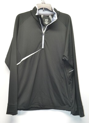 Zero Restriction Tour Series Large Black 1/2 Zip Long Sleeve Jacket (G7)