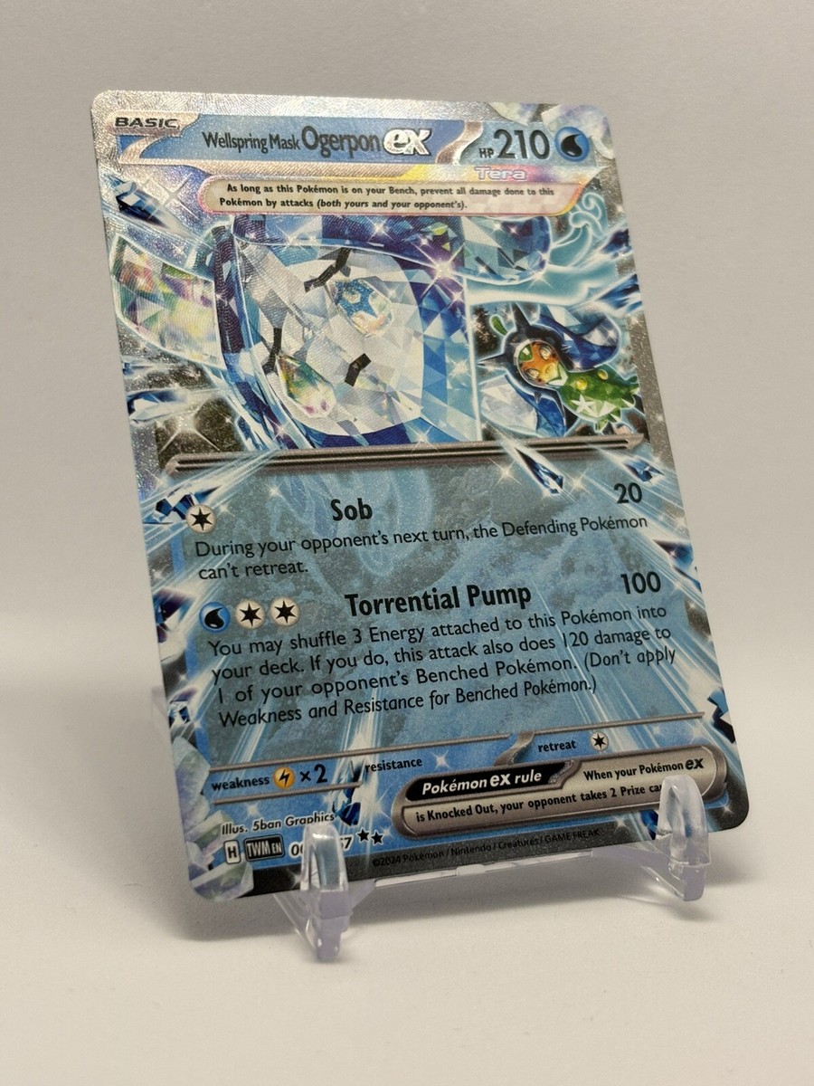 Pokémon TCG Wellspring Mask Ogerpon ex Twilight Masquerade ERROR