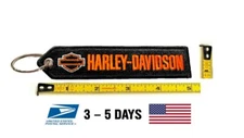 Harley Davidson Keychain Double Sided Keychain Biker Novelty Keychain Harley Tag