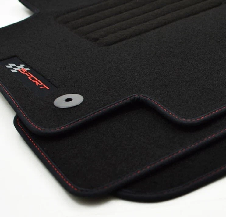 Set 4 Tapis Sol Pour Seat Leon 3 III 5F SC Cupra R Fr Logo Velours Sport Brodé - Photo 1/1