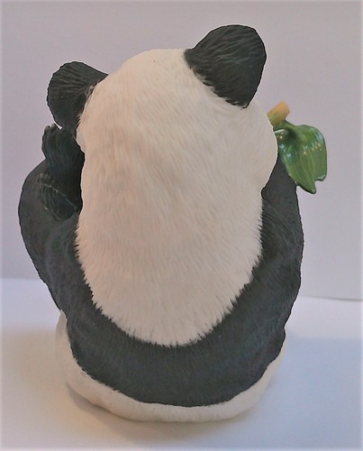 De colección 1984 Eva Dalberg ""Hi There"" oso panda juguetón con figura de bambú 4,25 - Imagen 3 de 8