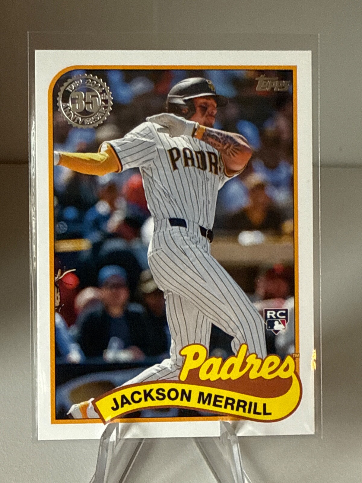 2024 Topps Update Jackson Merrill 1989 35th Anniversary RC #89US-35 - Padres