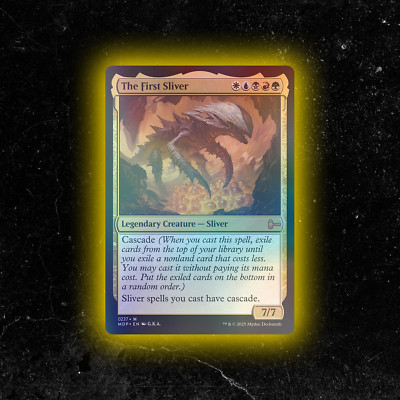 FOIL - The First Sliver - Custom Magic: The Gathering Card - High-Quality