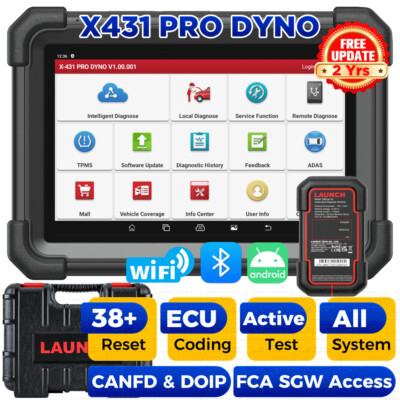 LAUNCH X431 PRO V DYNO PRO 5 Profi OBD2 Diagnosegerät ALLE SYSTEM KEY Programm