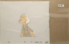 Back To The Future Original Production Drawing And Cel 87-45 Used Cond.