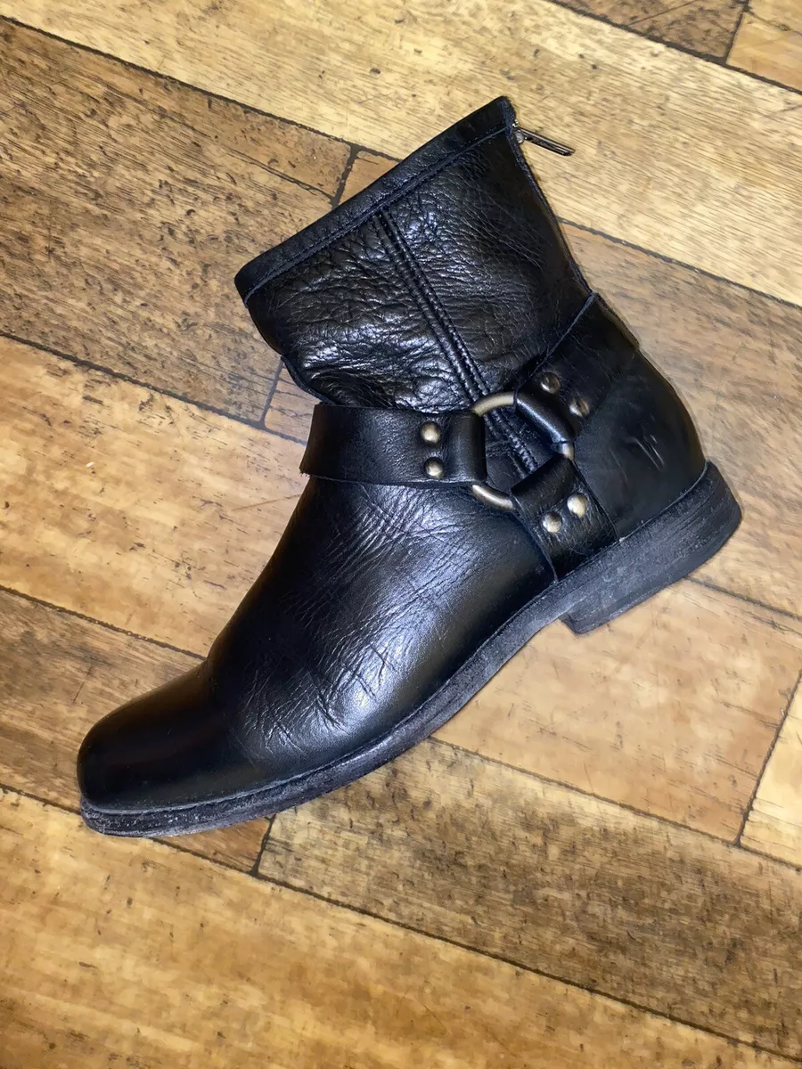 Frye women's phillip harness ankle sale boot