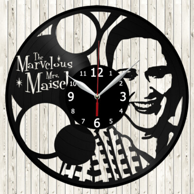 The Marvelous Mrs Maisel Vinyl Record Wall Clock Decor Handmade 4949