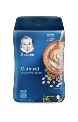 gerber oatmeal cereal for 6 month old