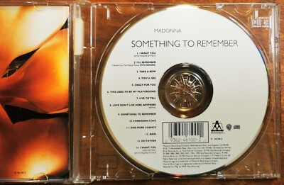 マドンナ　Something To Remember　 限定 ゴールド CD Madonna, Something To Remember, 1995 Canadian CD Album