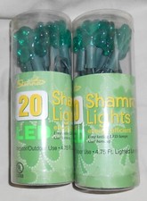 2 St Patrick's Day String Lights, 4.75 Ft Each 40 Count Total LED Shamrocks