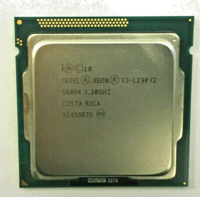 INTEL XEON E3-1230V2 SR0P4 - Quad Core - 3,30GHz - 8MB - Sockel FCLGA1155 #736