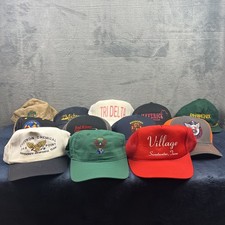 Lot Of 12 Snap Back  One Size Hats - Destinations - Vintage - Reseller Bundle