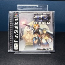 Ehrgeiz (Sony PlayStation 1 PS1) Case, Game, and Manual Cover Tested Working
