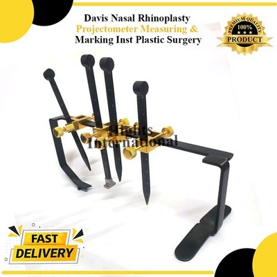 Davis Nasal Rhinoplasty Projectometer Measuring & Marking Inst Plastic Surgery