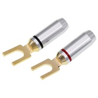 Dynavox Lautsprecher Kabelschuhe Vergoldet Bis 6 Mm² Kabel Aluminium 2Er Set