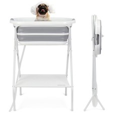 Beberoad 2 in 1 Dog Bath Tub Washing Station for Bathing and Gray