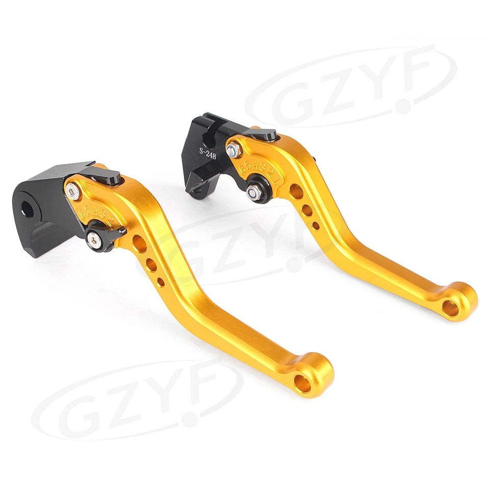 Palancas de embrague de freno cortas CNC para motocicleta Suzuki GSXR600 GSXR750 K4 2004-2005 Foto 4 de 4