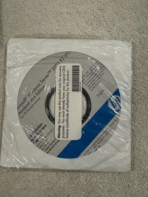Windows Server 2003 R2 SP2 Standard X64 Edition - COA Not Included!!!!