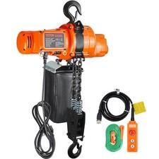 VEVOR Palan électrique à chaîne grue monophasé charge de 998 kg levage max 3 m