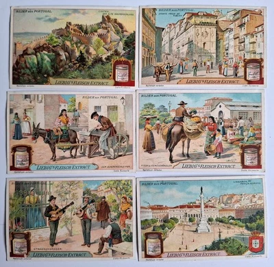 komplette Liebig Serie A 765 "Bilder aus Portugal", 1910 - Bild 1 von 4