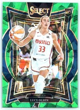 2025 Prizm Lucy Olsen 40 Green Ice Prizms Washington Mystics