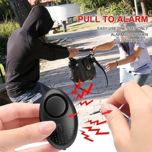 Safety Security Panic Alarm Police Approved Loud 140db Alarm Rape Attack Keyring - Picture 3 of 21