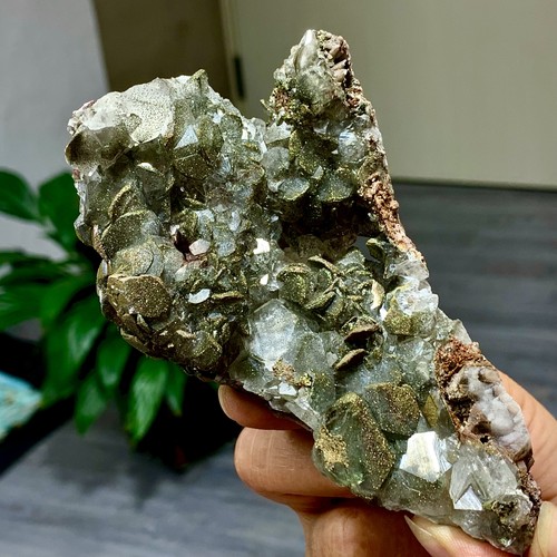 234G Natural calcite with Colorful sulfur iron Crystal quartz Mineral - Picture 17 of 21