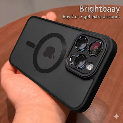 Magnetic Case iPhone 17 16 15 15 14 13 12 11 Pro Max Plus Mag safe Shockproof