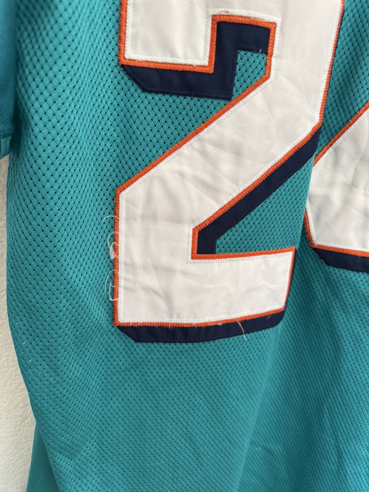 Miami Dolphins #24 jersey embroidered (M) thumbnail 14