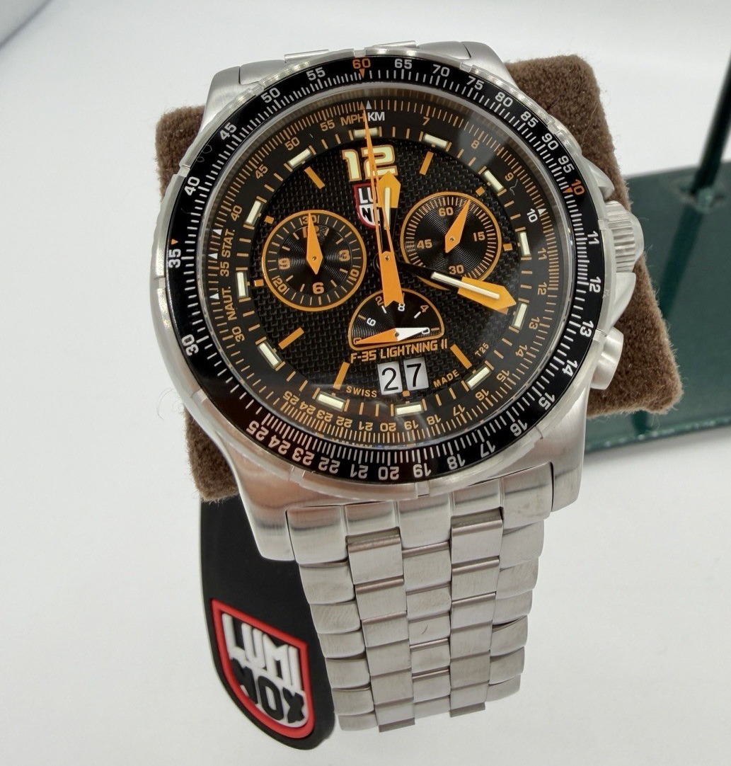 Luminox F-35 Lightning II Fighter Steel Chronograph Watch XA