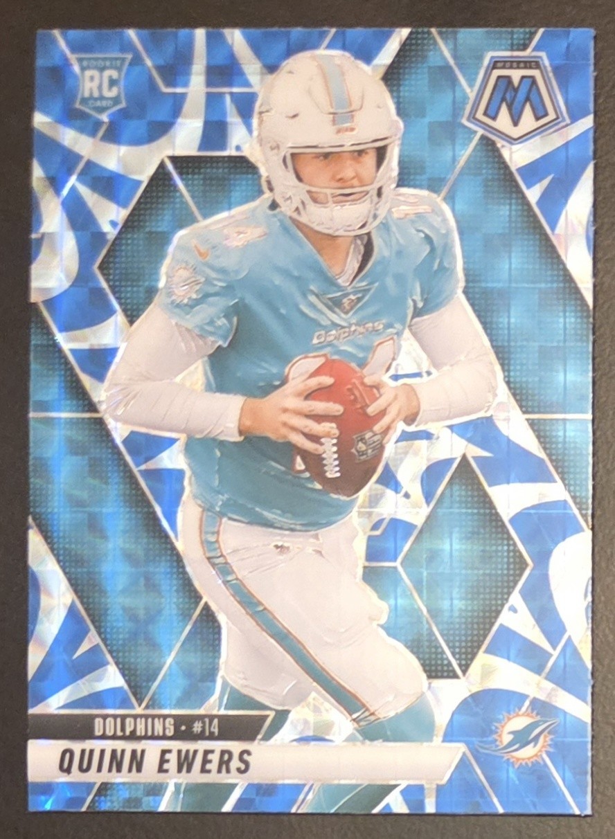 2025 Panini Mosaic Blue Reactive- Quinn Ewers #308 RC