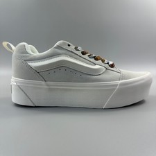 Vans Knu Stack Mujer Talla 6.5 Off White Grueso Plataforma Zapatos de Patín Tenis NUEVO