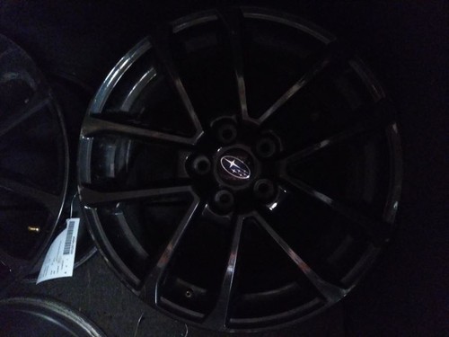 Wheel 18x8-1/2 Alloy 10 Spoke Dark Metallic Fits 20-21 WRX 800735 - Picture 2 of 12