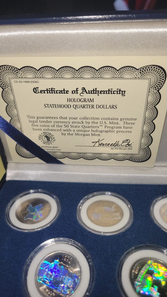 Morgan Mint 2004 Hologram Give Statehood Quarters Special Edition With COA - Image 2 of 4