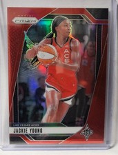 2024 Prizm - Jackie Young Lot - Red Prizm 241/299, Green, & Cracked Ice