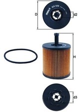Ölfilter KNECHT OX 556D Filtereinsatz für TOUAREG PHAETON VW 7LA 7L7 7L6 3D2 3D4