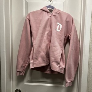 Girls Youth Size 13 Disneyland Pink Zip Up Hoodie