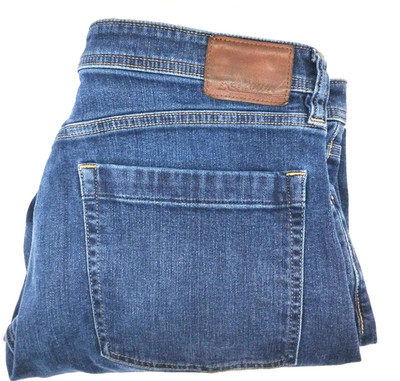 Revtown Sharp Jeans Decade Denim Straight Leg Stretch Dark Wash 38x30 fits 40x28