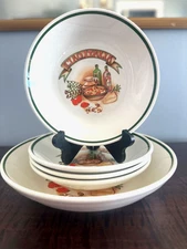  Over And Back Ciao Italia 5-Piece Past Set Made in Italy MCM Vintage