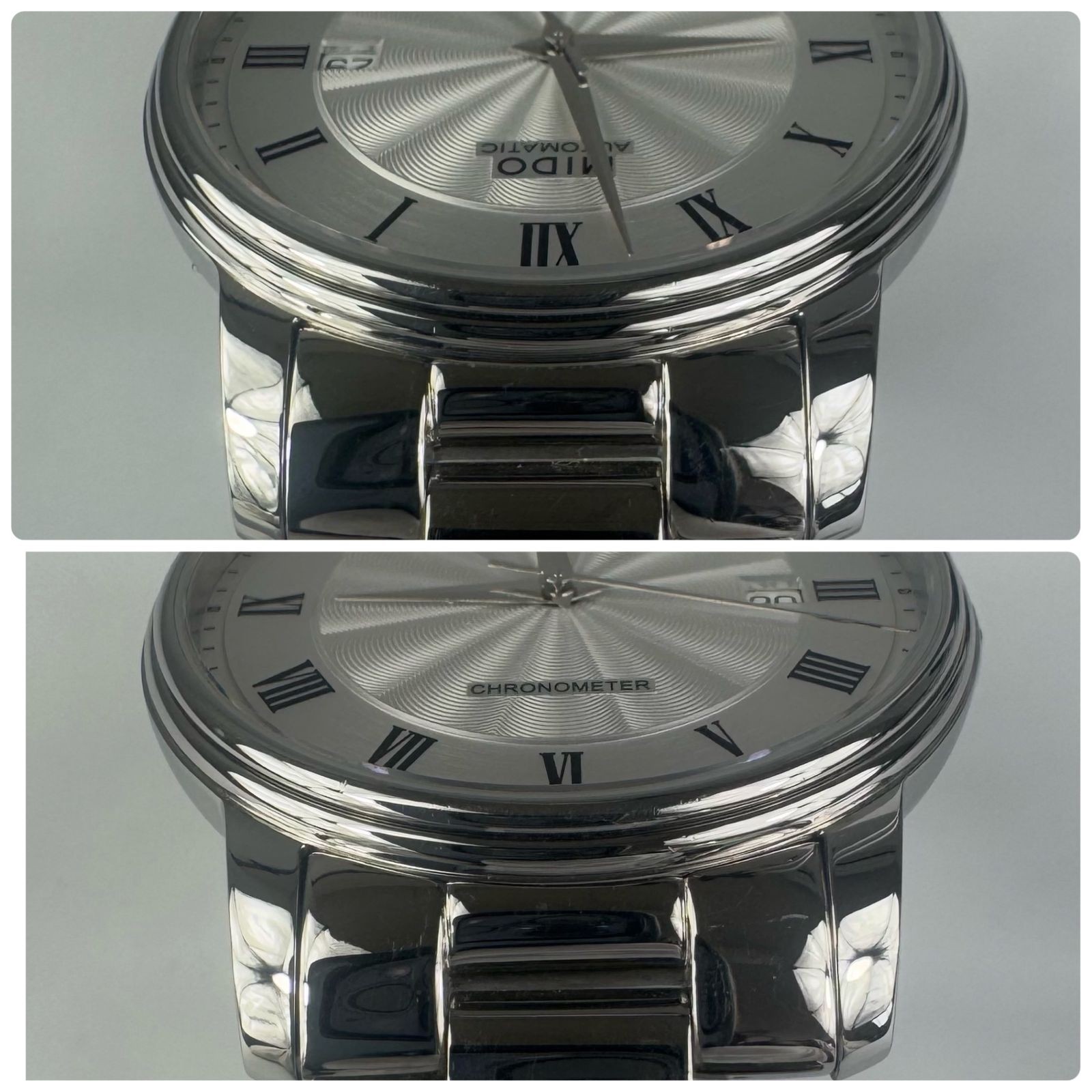 Mido Baroncelli Chronometer Auto Date Silver Used - image 5