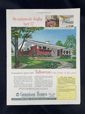 Magazine Ad* - 1953 - Gunnison Homes - New Al...