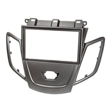 Mascherina radio doppio DIN adatta per Ford Fiesta JA8 2009-2017 supporto aut...