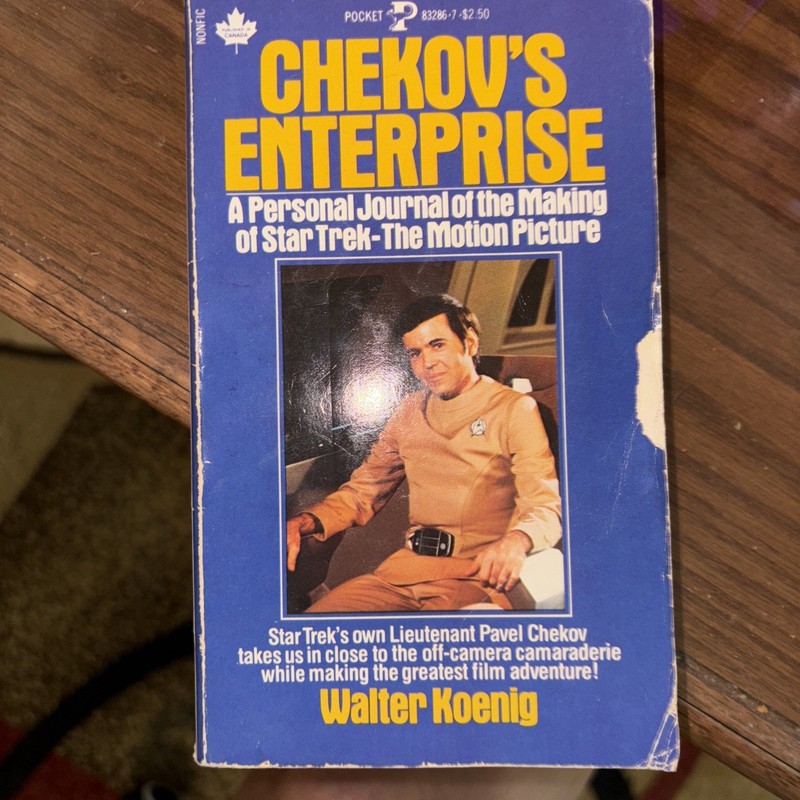 Star Trek Chekov's Enterprise 1st Print Paperback Book 1980 , Canadian Printing