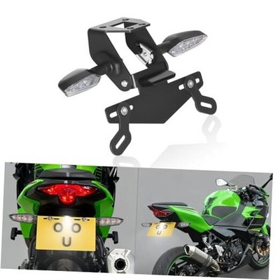 Ninja 500 Fender Eliminator License Plate Bracket Compatible With NINJA clear