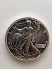 Lot of Five (5) 1/10 oz .999 Fine Silver Walking Liberty Rounds | 0.50 oz Total